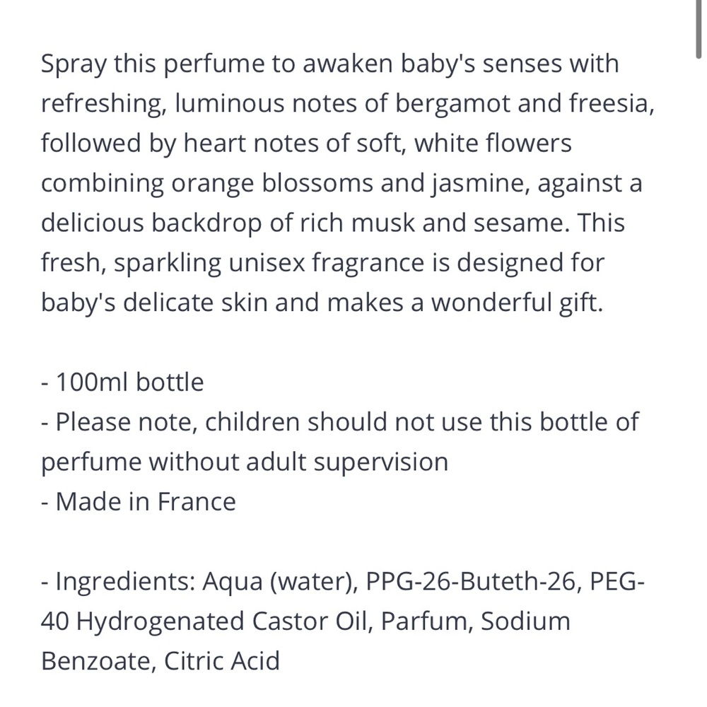 NWT Jacadi baby fragrance le bebe - Picture 2 of 4